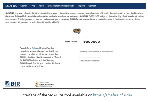 SMAFIRA: A tool for searching alternative methods in the Pubmed database
